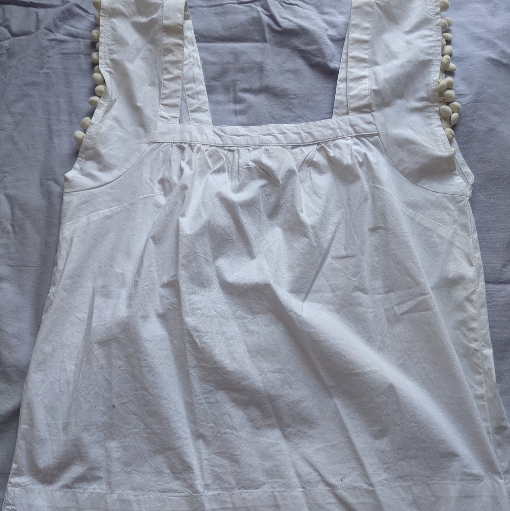 White blouse from J.Crew